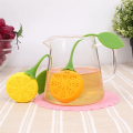 Loose Tea Leaf Strainer Silicone Tea Infuser Teapot Tool Teabag Kettle Ball Holder Spice Filter Tea Infuser Lemon. 