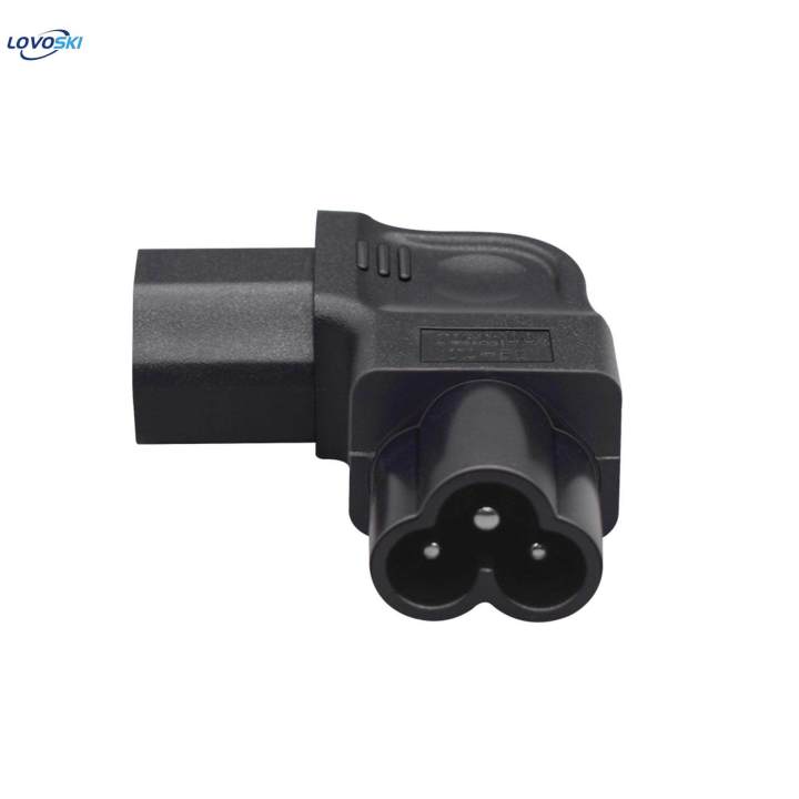 IEC320 C6 to C13 IEC Connector Conversion Plug Replaces Design Power Plug Side Bend