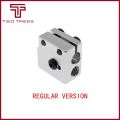 Volcano Eruption Heat Block Hot End For 1.75/3mm Filament V5 V6 Extruder J-Head Heater 3D Printers Part Aluminium Heating Parts. 