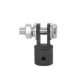 1 Piece 1/2 Inch Scissor Jacks Adaptor Black Chrome Vanadium Steel Impact Wrench Adapter Tool Ball Joint Rod Wrench Tool.