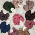 Scrunchie Hair Silk Band For Girls - 5 pcs.