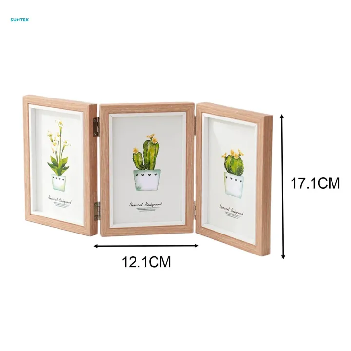 Hinged%20Photo%20Frame%20Stand%20Vertically%20Foldable%20Modern%20Decorative%20Picture%20Frame%204x6%20for%20Hallway%20Living%20-%20Image%204