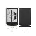 BK-6025 Portable e-Book Reader 8GB E-Ink 6inch Multifunction E-Reader 800*600 High Resolution Display Screen 300DPI.