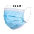 Disposable Facial Mask With Flexible Nose-clip 50Pcs (1 Box) Face Mask. 