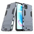 Armor Case For Realme C20 Shockproof Armor Rubber Silicone Hard PC Phone Case Back Cover With Stand. 