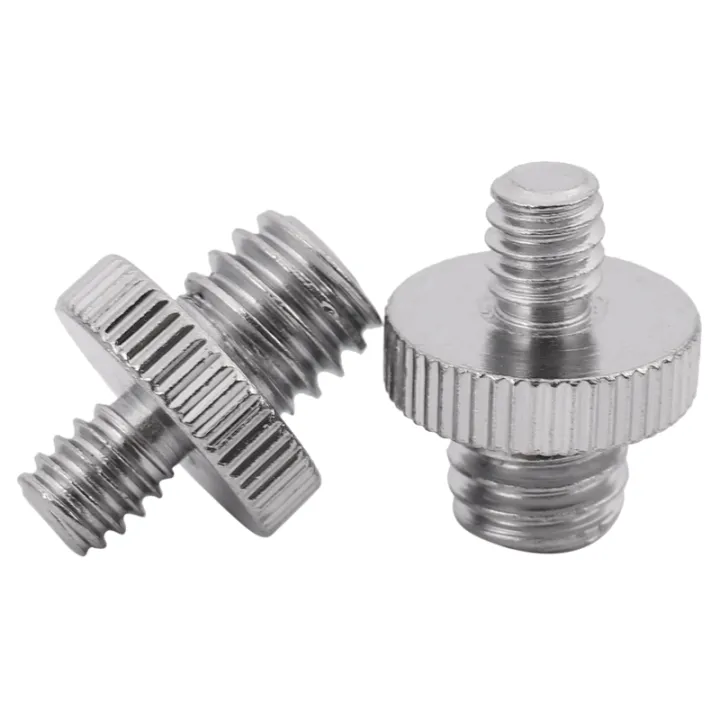 10%20Pieces%201/4%20Inch%20Male%20to%201/4%20Inch%20Male%20Metal%20Threaded%20Screw%20Adapter%20Tripod%20Screw%20Converter%20-%20Image%204