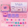 Children's 3D Stickers Machine Xmas Present Handcraft Portable Fun Party Favor Little Jewelry.