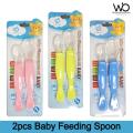 Applebear 2pcs Set Baby Feeding Spoon - Soft Silicone Spoon 2pcs Set - Multicolor Available.