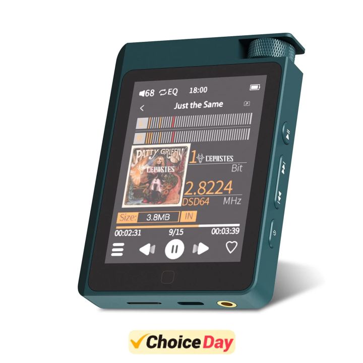 2024 New HiFi Lossless MP3 Player with Bluetooth 5.0 DSD High Resolution Digital Audio Player High-Res Portable Music Player