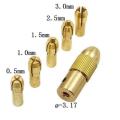 Drill Chuck Set for DIY Mini Drill Machine DIY Drill Machine Parts using 12V DC Motor 3.17mm & 5mm Variant. 