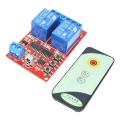 【ajwj】2 Channel 2CH DC 5V 12V 24V IR Remote Control Switch High-current Relay Module Board LED Status Indicator -24V. 