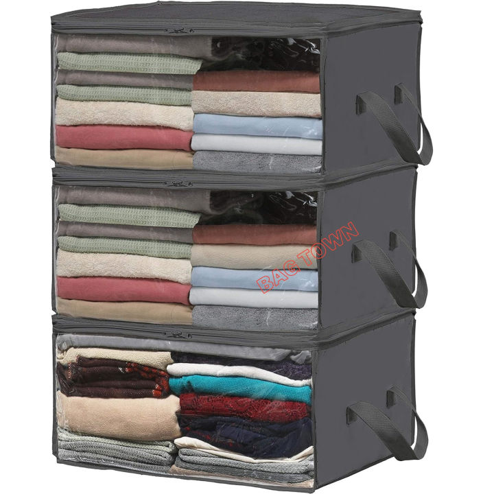 Extra%20Capacity%20Cloth%20Storage%20Bag,%20Transparent%20Underbred%20Large%20Cloth%20Storage%20Bag%20-%20Image%204