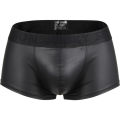 Pinky Senson Men Boxers Underwear U Convex Pouch Men Slips Cueca Masculina Male Panties Gay Underpants Synthetic Leather me. 