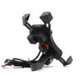 Universal Mobile holder for Motor Bike with charging port.