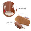 【Good-Love Store】(NEW)Summer Baby Boy Sandals Solid Color Soft PU Leather Anti-slip Soled Infant Toddler Baby Sandals Breathable Cotton Baby Shoes. 