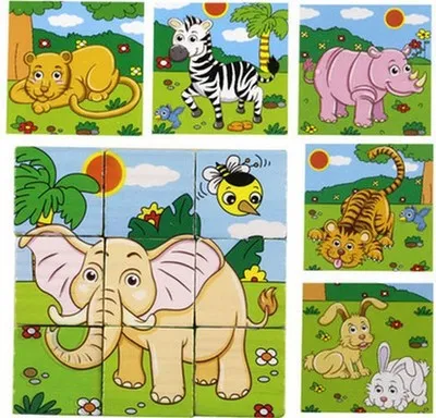 Stalls%20toys%20wholesale%20children's%20puzzle%20baby%20early%20education%209%20three-dimensional%20puzzle%20blocks%20cartoon%20animal%20six-sided%20painting%20-%20Image%207