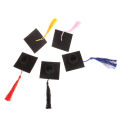 1Pc Graduation Hat Mini Doctoral Cap Costume Graduation Cap with Tassels Hudduo.