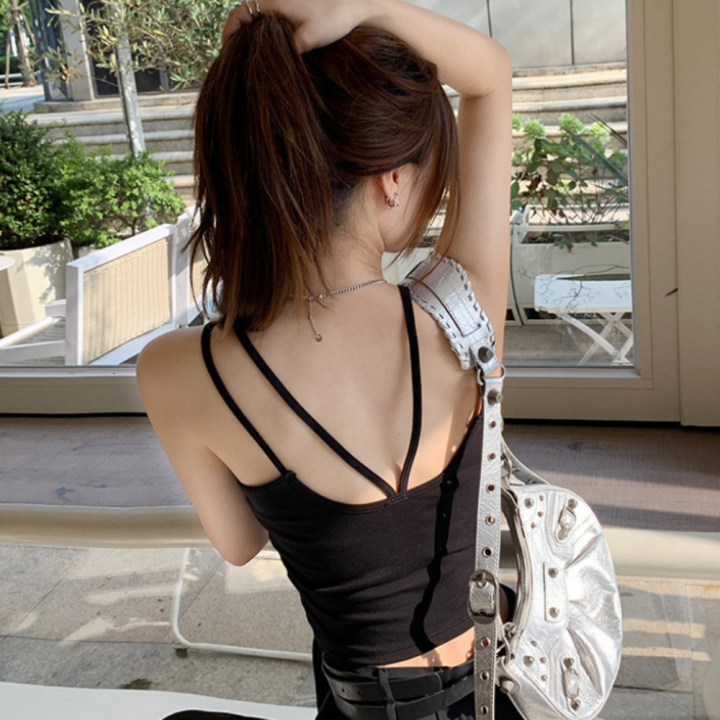 Women%20Camisole%20Vest%20Summer%20Sleeveless%20Cotton%20Bustier%20With%20Pads%20Soft%20Elastic%20Vest%20Top%20Thin%20Seamless%20Bralette%20Spice%20Girls%20Tank%20Top%20-%20Image%205