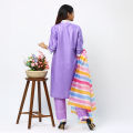 Ready-Made Linen Salwar Kameez for Women – Casual and Party Attire. 