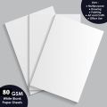 White A4 Offset Paper 210×297mm 80gsm 50 Piece. 