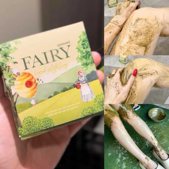 Green%20Tea%20Glutathione%20Fairy%20Scrub%20Soap%20for%20Face%20and%20Body,%20Gentle%20Exfoliating%20Texture%20(Thailand)%20-%20Image%204