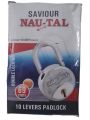 SAVIOUR NAU-TAL 69mm 10 Lever Indian Double Locking Pad Lock:.