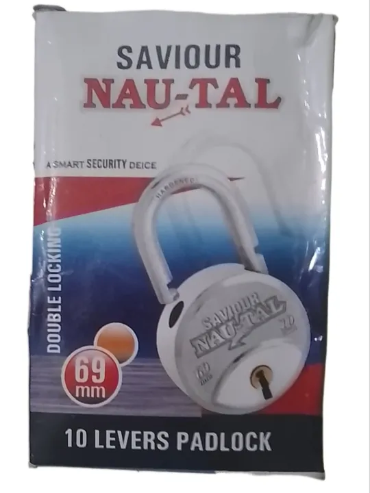 SAVIOUR%20NAU-TAL%2069mm%2010%20Lever%20Indian%20Double%20Locking%20Pad%20Lock:%20-%20Image%203