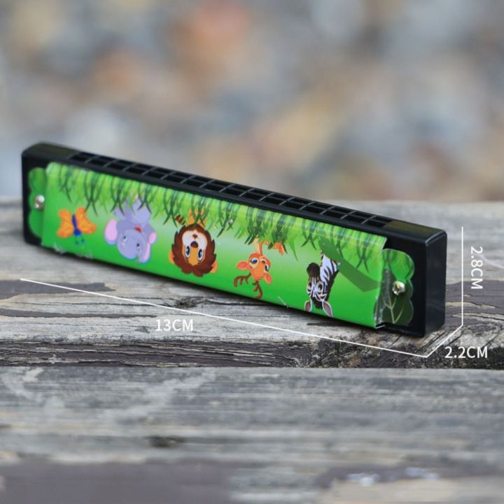 Wind%20Instrument%20Metal%20Painted%20Harmonica%20Educational%2016%20Holes%2016%20Holes%20Harmonica%20Cartoon%20Pattern%20Cute%20Mouth%20Organ%20Playing%20-%20Image%202