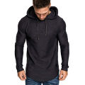 elegantstunning Men Casual Hoodie Fashion Solid Color Long Sleeves Hooded Sweatshirt Breathable Slim Fit Pullover Sweater. 