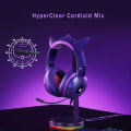 Original Razer Pokemon Gengar Edition RGB Kraken V3 X Wired USB Gaming Headset - TriForce 40mm Drivers - HyperClear Cardioid Mic.