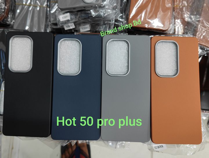infinix hot 50 pro plus Premium Quality Soft Silicone Back Cover