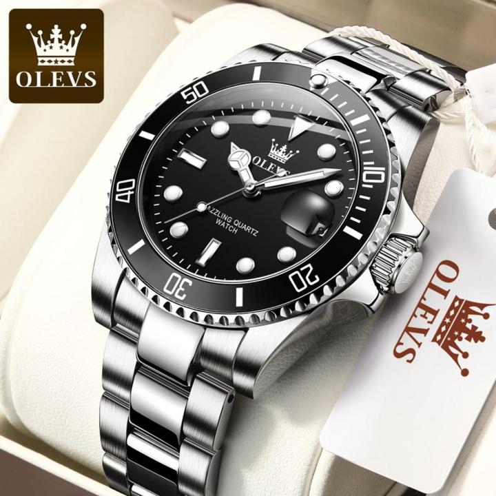 Olevs%205885%20Fashion%20Stainless%20Steel%20Analoge%20Wrist%20Watch%20For%20Men%20-%20Watch%20For%20Men%20-%20Image%202