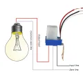 Automatic Auto On Off Light Sensor Street Switch 220V 50-60Hz 10A Photo Control Automatic Sensor Switch Home Garden. 