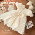 2026 new girl baby round neck dress children flowers cotton skirt 0-5 Years. 