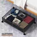 under Bed Storage, under Bed Shoe Storage Organizer, Rolling Underbed Organization under The Bed Storage Container with Wheels, for Drawer Dorm.