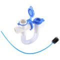 Standard Condensate Trap PVC U Trap Standard Condensate Trap Set 3/4 Inch for HVAC Systems, Air Conditioner, Effectively Drains Condensate. 