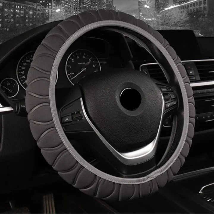 %E3%80%90Alizeker%20Mall%E3%80%91Car%20Steering%20Wheel%20Cover%20Braid%20On%20The%20Wheel%20Handle%20Plush%20Set%20Sponge%20Protector%20Auto%20In%20Accessories%20-%20Image%204