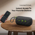 oraimo SpaceBox Active 25W Portable Speaker (OBS-680) with FM Radio & Custom EQ GRAPHITEBLACK/MOONDUSTGREY. 
