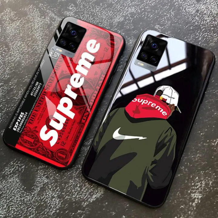 Supreme Phone Back Cover Vivo V20 Case Protection shockproof Mirror Phone cases SUP Superme SUP Supreme Design Vivo V20 Phone case Daraz .bd