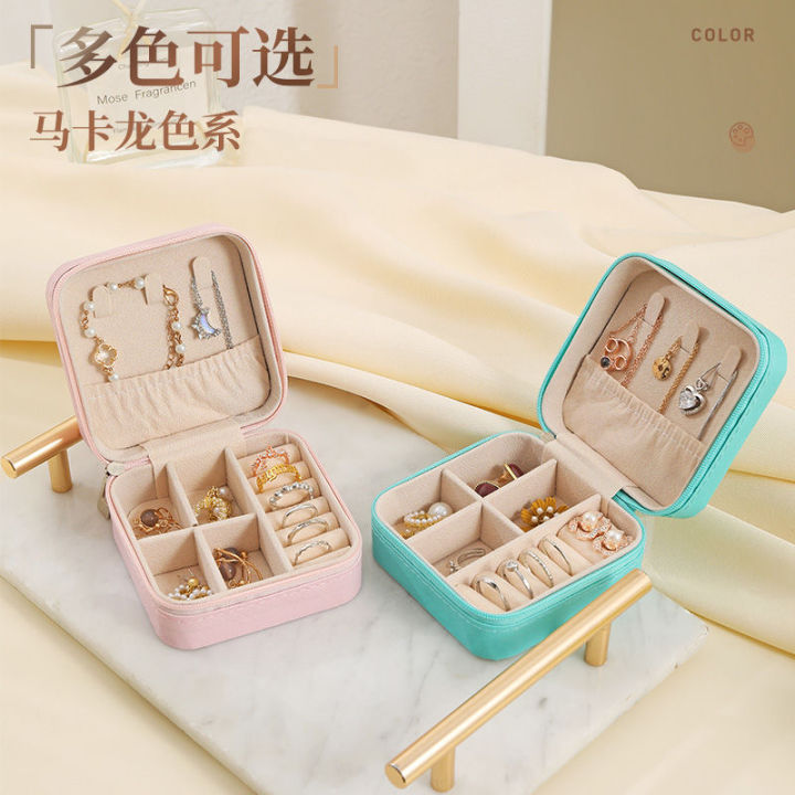 Jewelry%20Box%20Storage%20Box%20Portable%20Stud%20Earrings%20Hand%20Jewelry%20Necklace%20Ring%20Small%20Exquisite%20Mini%20New%20Box%20-%20Image%202
