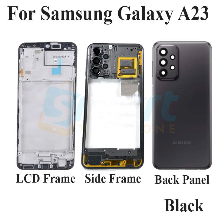 Samsung Galaxy A23 Full Body Housing With Camera Glass (LCD Frame, Side/Middle Frame, Back Panel/Backshell)