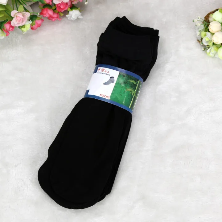 HoneyYami%2010%20Pairs%20Fiber%20Ultra-thin%20Elastic%20Silky%20Short%20Silk%20Stockings%20Men%20Socks%20Elastic%20Stockings%20Silky%20Fiber%20Ultra-thin%20Men%20Silk%20Short%20-%20Image%202