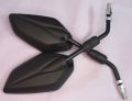 Looking Glass Set of 2 Pcs Both Right & Left Side for Yamaha FZS V1, V2, V3 & MT15 Bike. 