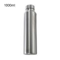 650ml/1000ml Stainless Steel Sport Water Bottle Single-layer Rugged Water Cup Metal Flask Drinkware Camping Sports Gym.