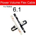 Power Volume Side Buttons Flex Cable For Nokia 6 6.1 6.2 7 7.1 7.2 8 8.1 X7 X6 Plus 2017 2018 Power Volume Flex Ribbon Keys Part. 