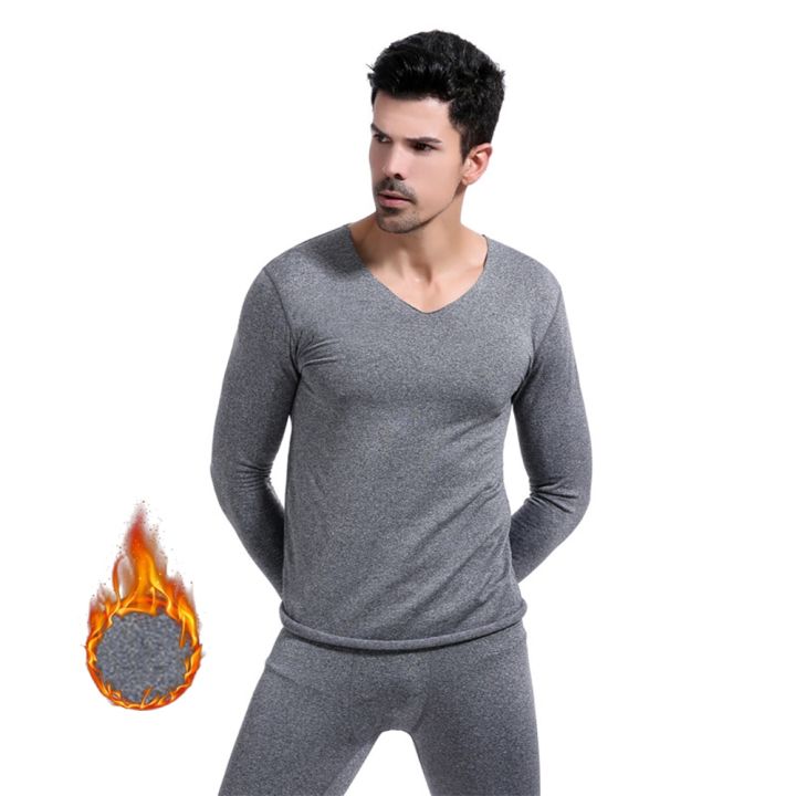 Men's Thermal Underwear Set Long Johns For Male Seamless And