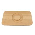 Butter Dish Minimalist Bread Box Sealed Design Large Capacity Modern Prevent Deformation with Wooden Lid for Kitchen. 