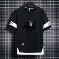 Fake Two-Piece Men 'S Short SleeveTT-shirt Fashion Summer Leisure Men's Half-Sleeve T-shirt Ice Silk Quick-Drying Five Points Half-Sleeved Clothes.