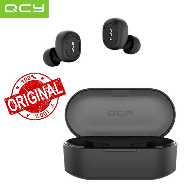 QCY T2C Wireless Earbuds 3D Stereo Bluetooth 5 Version Earphone [orginal] - Black