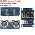 Ultrasonic sensor HC-SR04 HCSR04 to world Ultrasonic Wave Detector Ranging Module HC SR04 HCSR04 Distance Sensor For Arduino.